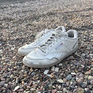 White leather Reeboks